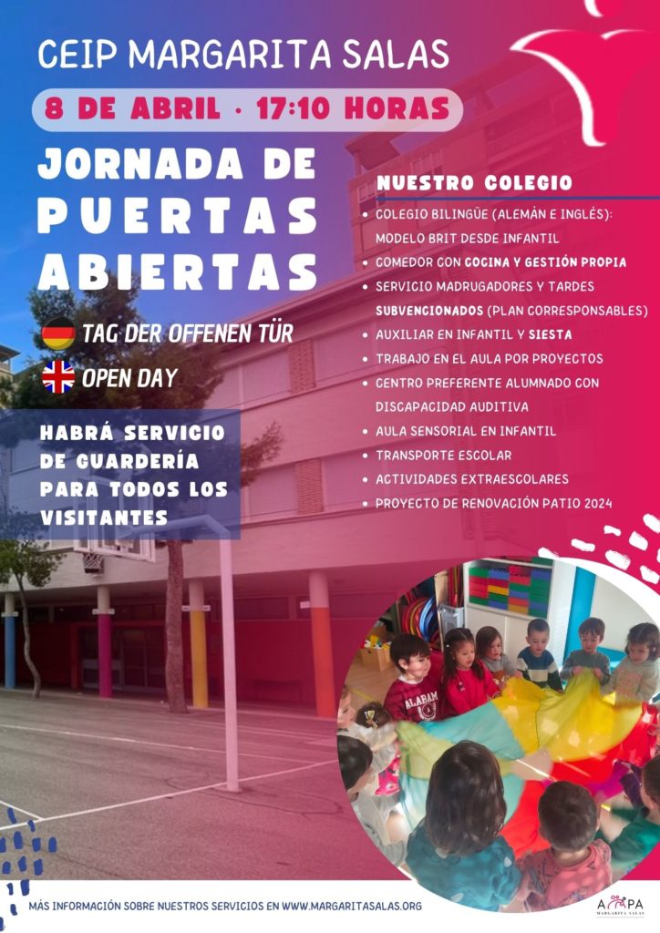 Jornada de puertas abiertas CEIP Margarita Salas de Zaragoza